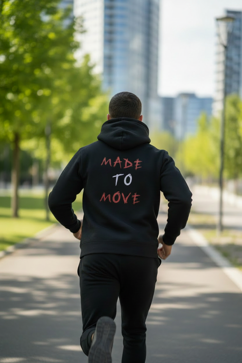 "Made To Move" Essential Hoodie